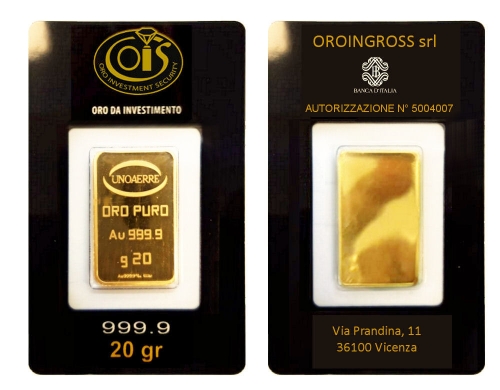 LINGOTTO ORO 20g